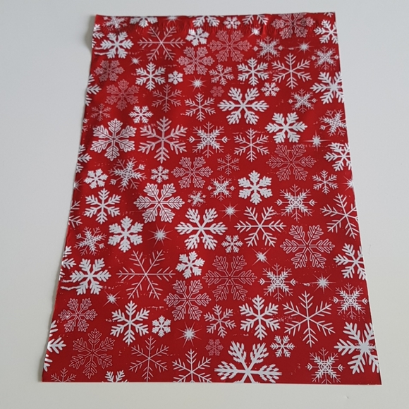 🎅🏼25 pcs Snowflakes Poly Mailers 10"x13" inches - Picture 2 of 3